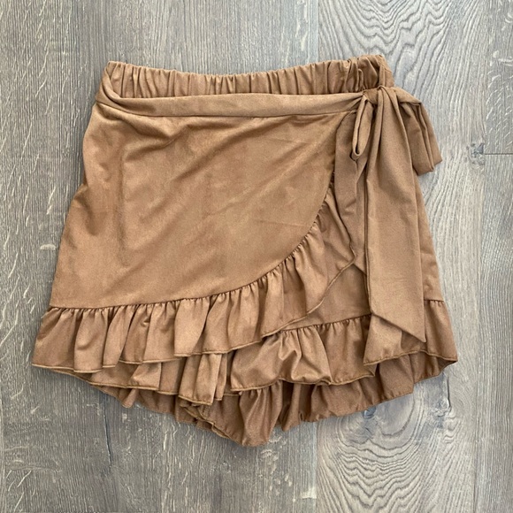 Dresses & Skirts - Camel Wrap Skirt